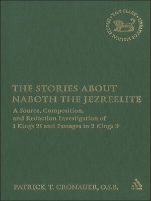 cover image of The Stories about Naboth the Jezreelite